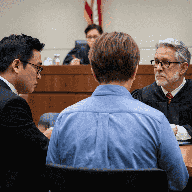 Expert witness participating in a mock deposition practice session