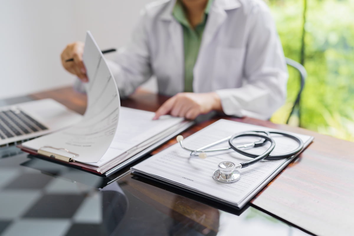 professional medical doctor in white uniform